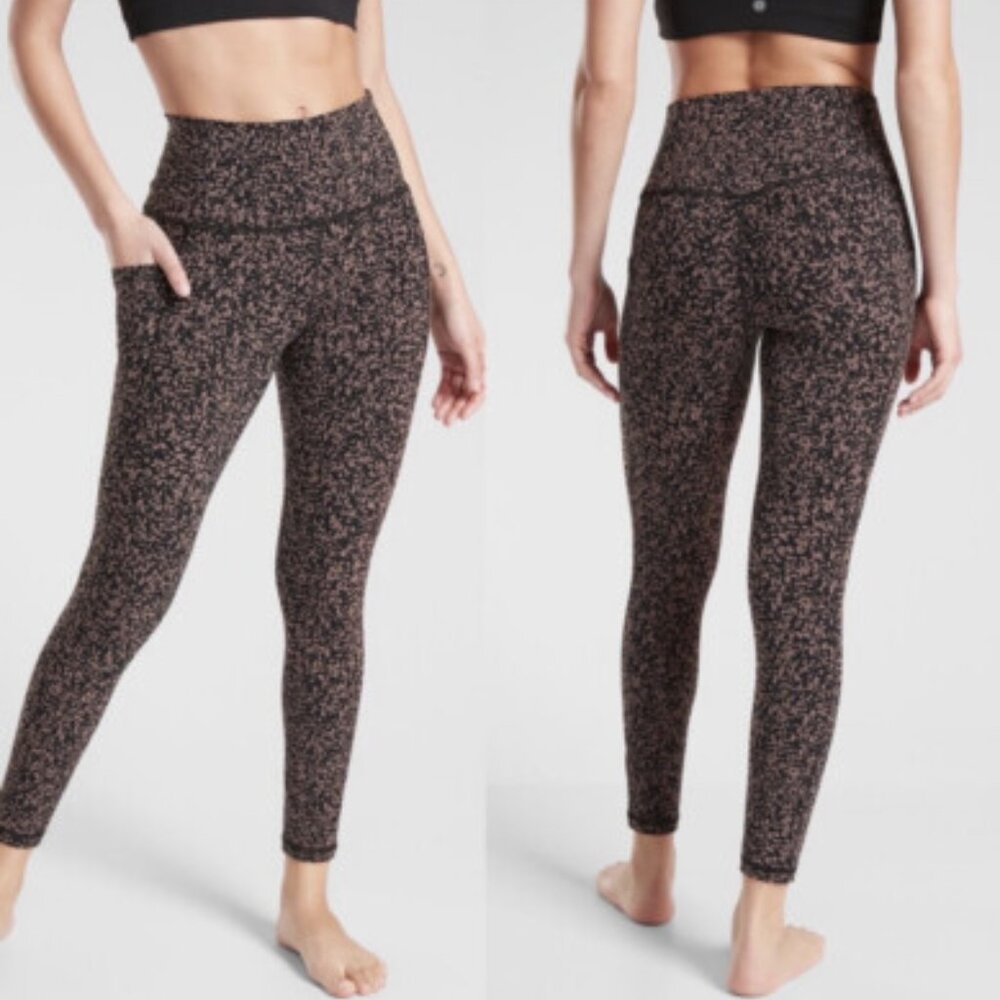 ATHLETA Salutation Stash Pocket Gravel Tight Leggings 7/8 - Size M